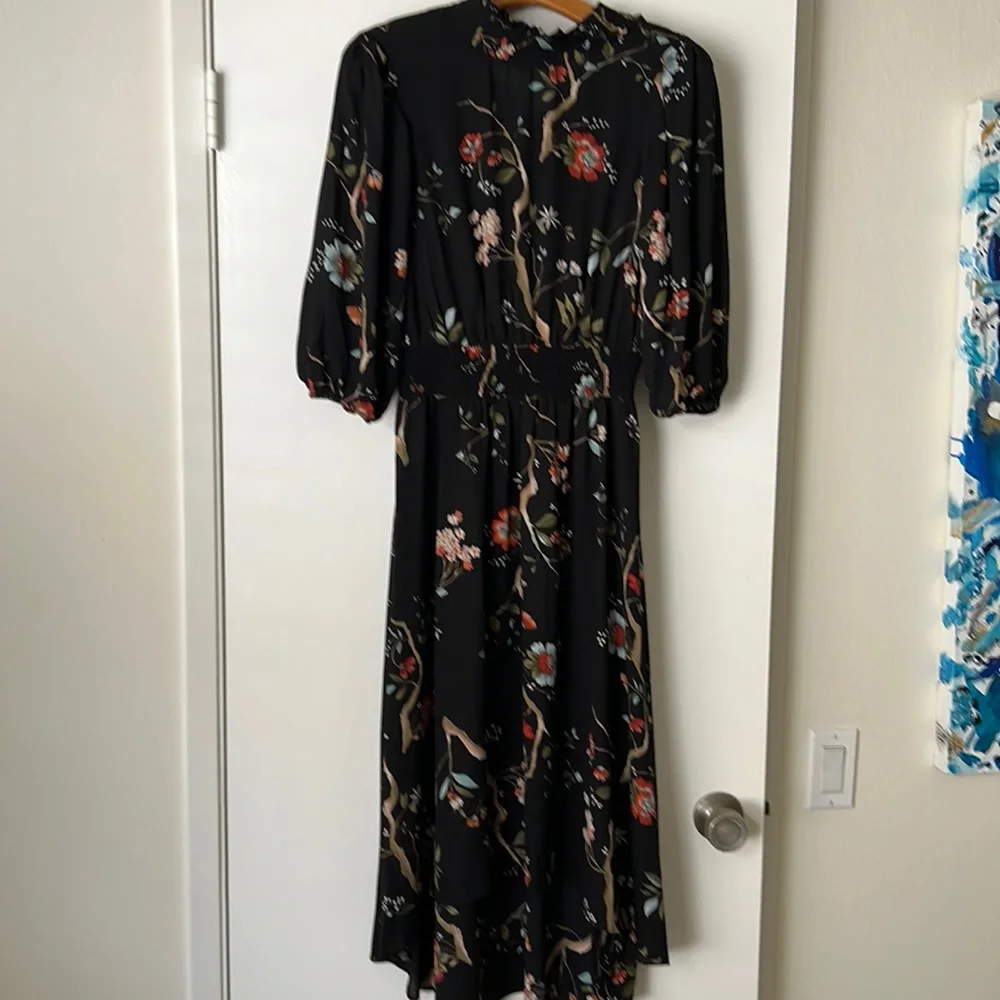 NANETTE LEPORE ♥️ Floral high low Dress SZ 4 with Tags! - Picture 1 of 7